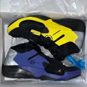 New Mens Air Jordan Zion 2 SP 'Naruto vs. Sasuke' Size 12